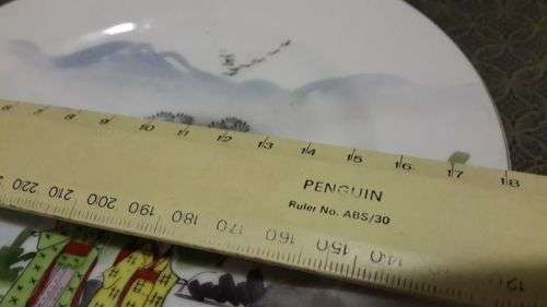 Soho China - hand painted side plate - Look!