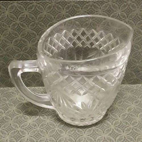 Pretty pressed glass milk jug!