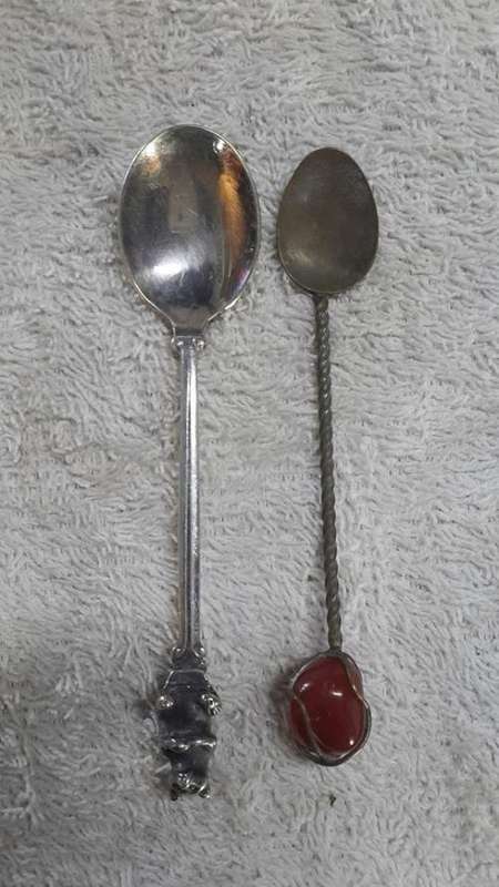 2 Very pretty  spoons
