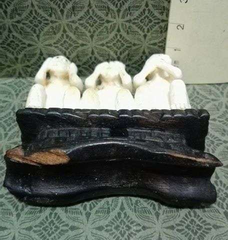 Three Monkeys - carved!