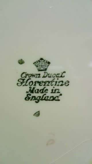 VINTAGE CROWN DUCAL FLORENTINE SAM WELLER PLATE