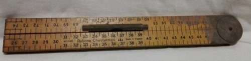 Vintage Rabone Chesterman Foldable Ruler - with level