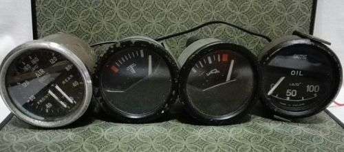 Vintage car accessories oil, heat, air cage