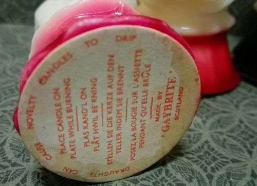 Vintage Gaybrite Scotland  Novelty Candles Chorus Look!!!