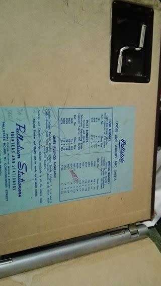 Old accounting book
