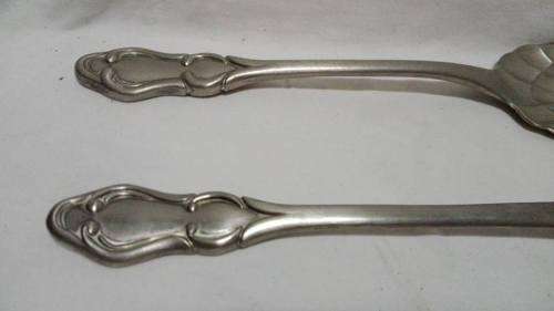 Vintage serving spoon and fork