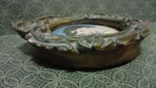 Small painting on bone