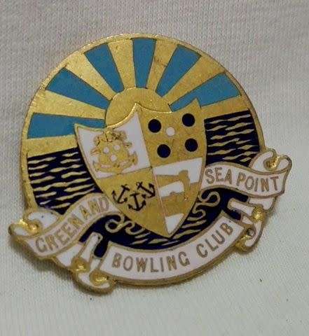 Greenand Seapoint bowling badge