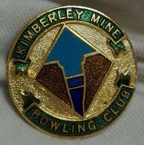 Kimberley mine bowling badge