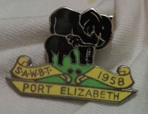 1958 Port Elizabeth Bowling Club badge