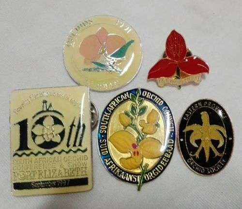 Collection of Orchid badges 5