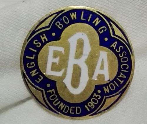 English Bowling Ass badge