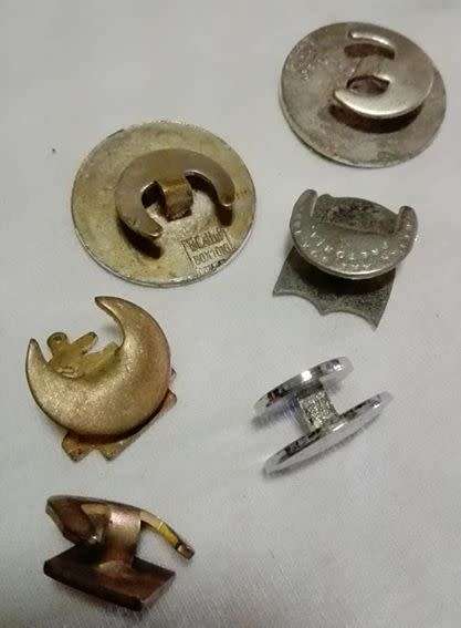 Assortment of badges