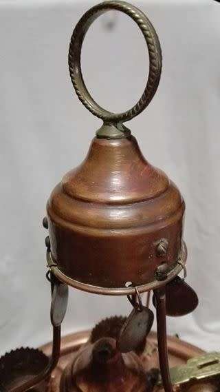 Copper Turkish coffee set - see pics