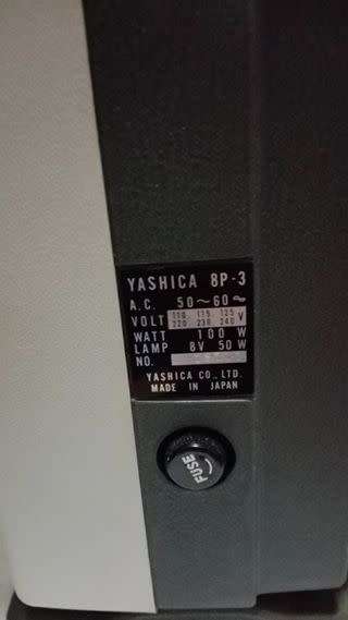 Vintage Untested 1970 YASHICA 8P3-RS Film Movie Projector In Original Case