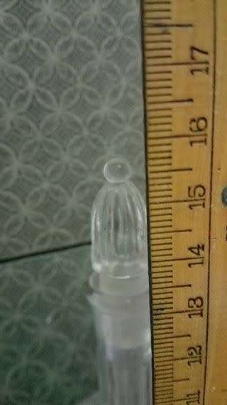 Lovely glass stopper bottle!