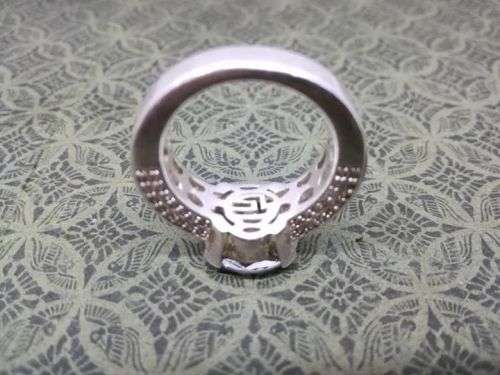 Magnificent designer 925 silver ring 10.8g! Size N - Look!!