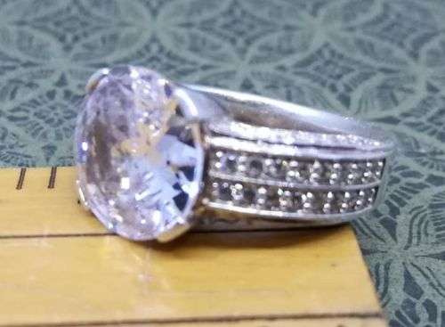 Magnificent designer 925 silver ring 10.8g! Size N - Look!!