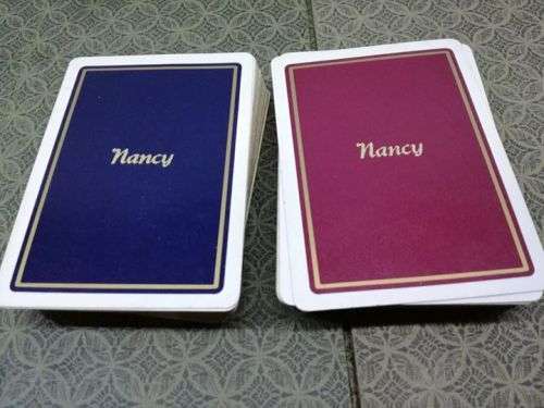 Vintage  Nancy playing cards - full packs