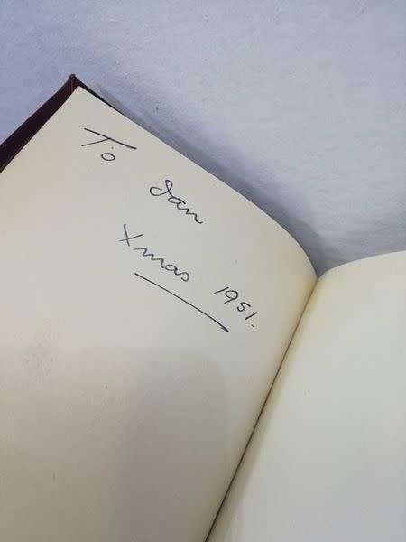 Vintage POETICAL WORKS OF ROBERT BURNS. Leather! Look!!
