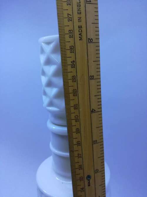 Lovely vintage milk glass bottle - LOOK!!
