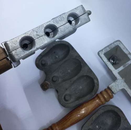 Collection of lead molds