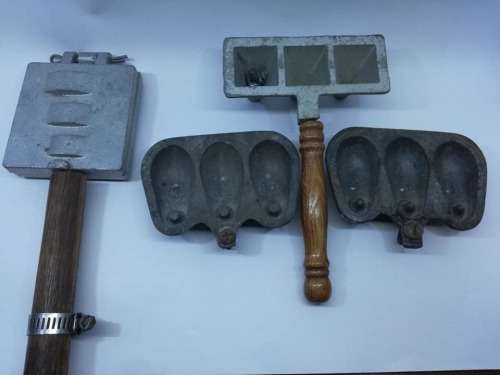 Collection of lead molds