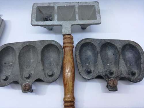 Collection of lead molds