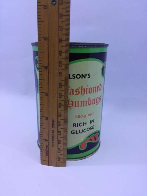 Wilson's Mint humbugs tin