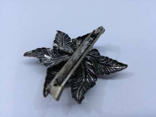 Lovely blue stone accent brooch! - Look!