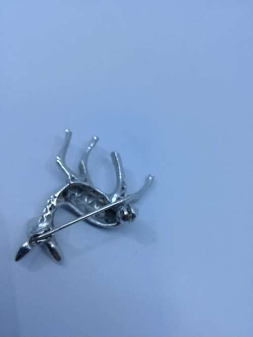 Gorgeous deer marcasite  brooch! - Look!
