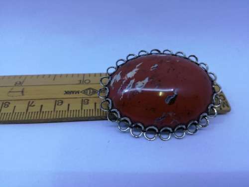 Lovely vintage precious stone brooch- Look!