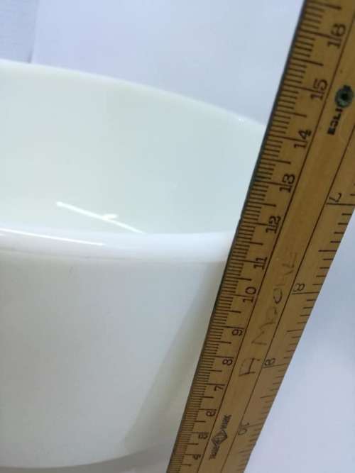 Lovely large milk glass mixing bowl! Look!!