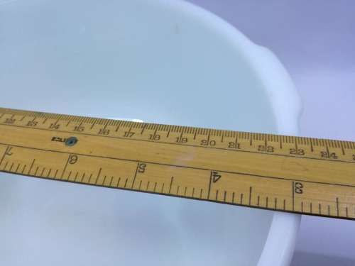 Lovely large milk glass mixing bowl! Look!!