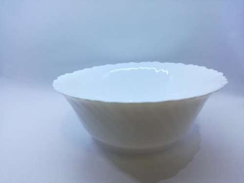 A Beautiful milk glass salad bowl