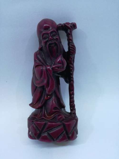 Oriental resin figurine