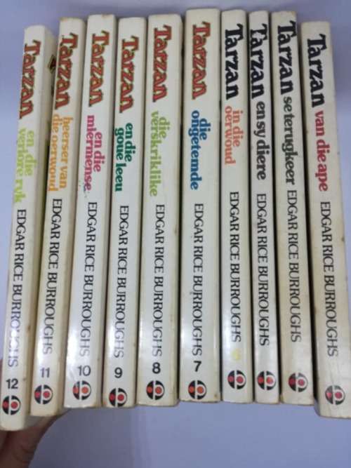 10 Tarzan sagteband boeke