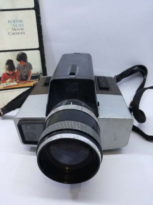Vintage Kodak XL55 Movie camera with instruction manual! untested