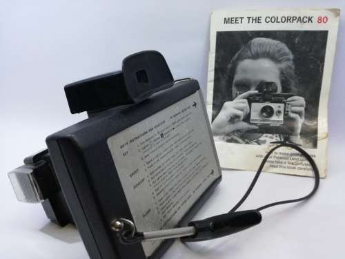 POLAROID Colorpack 80 Land camera with instruction manual!