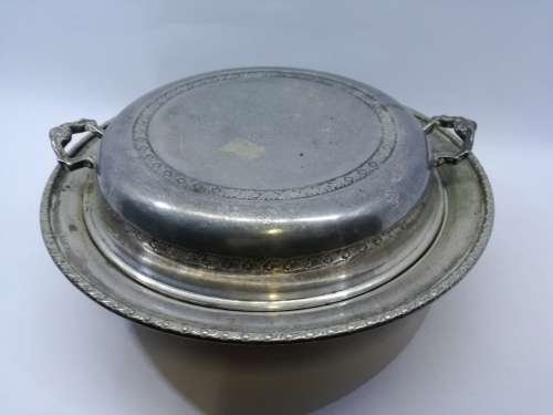 Seranco SP ON C: Silver Plated on copper. serving bowl with divisions