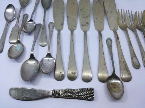 Vintage lot of cutlery