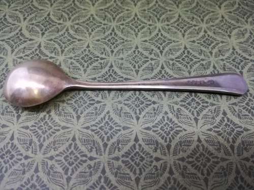 VINTAGE EPNS mustard spoon