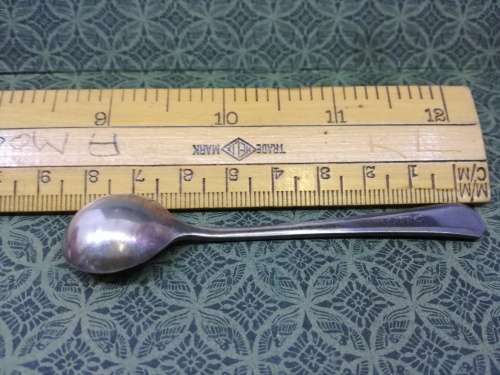 VINTAGE EPNS mustard spoon