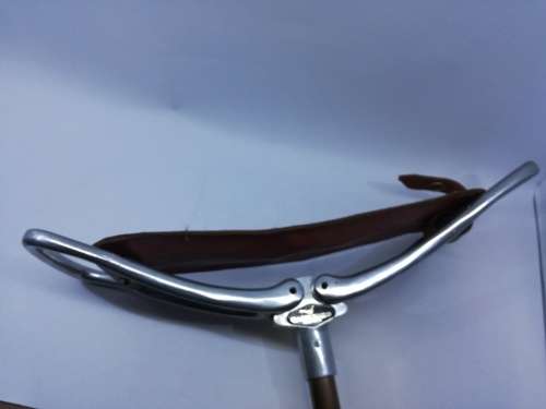 Gamebird Adjustable Shooting Stick, Leather Seat