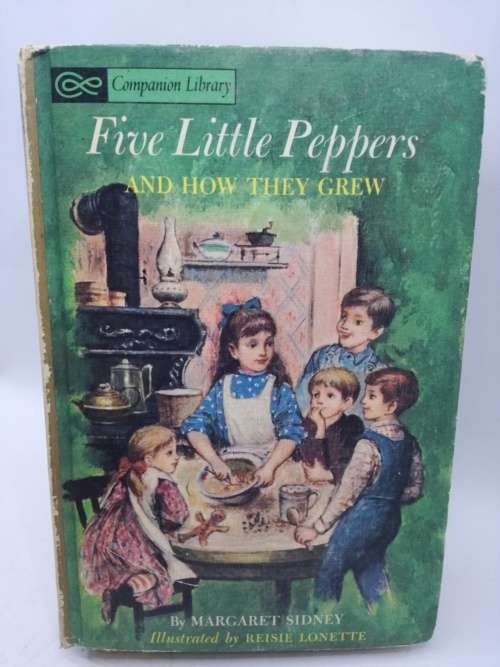 Alice In Wonderland And Five Little Peppers Companion Library Hardback 1963
