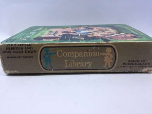 Alice In Wonderland And Five Little Peppers Companion Library Hardback 1963