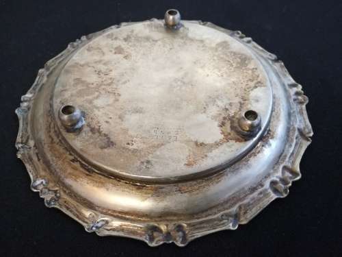 Round footed plate - epns