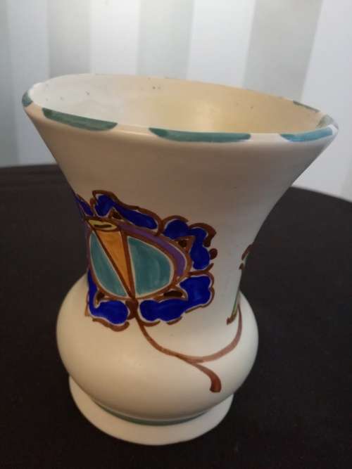 Vintage  Art Pottery Vase Honiton Devon