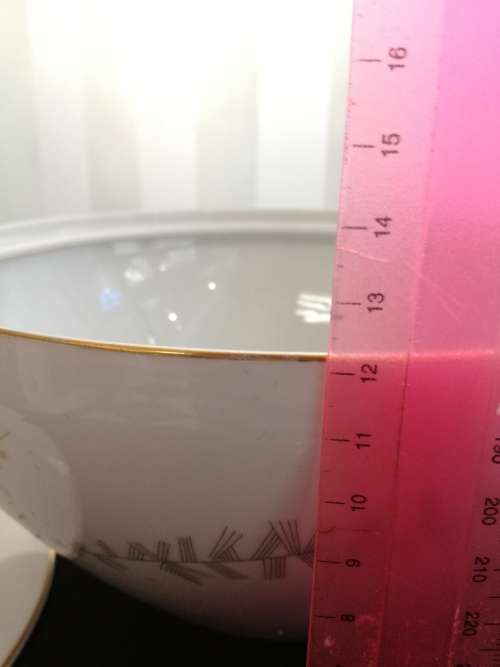 HUTSCHENREUTHER - BAVARIA - GERMANY : SERVING DISH - 23cm DIAMETER
