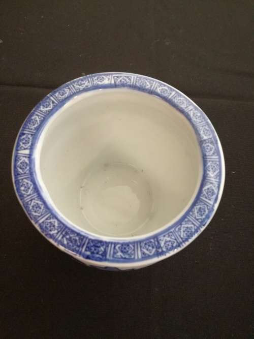 Pretty blue planter